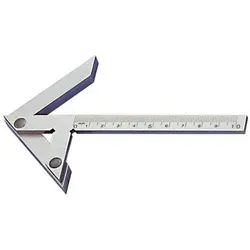 Präzisions-Zentrierwinkel 150x130mm - Messwerkzeuge für millimetergenaue Bestimmung von Mittelpunkten, ideal für präzise Arbeiten mit Wellen und Scheiben aus Spezialstahl.