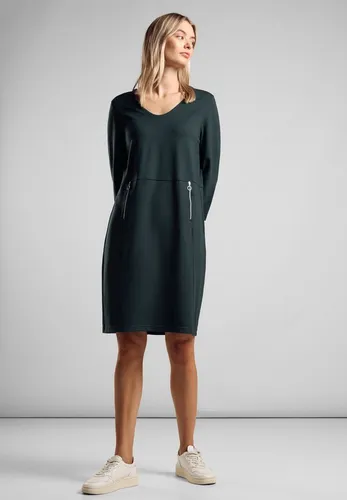 STREET ONE Sweatkleid knielang in grün von Street One