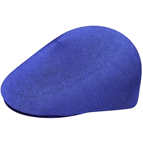 Kangol Seamless Tropic 507 Flatcap Schirmmütze Schiebermütze Damen/Herren - mit Schirm Frühling-Sommer Sommer - M (56-57 cm) Royalblau