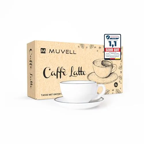 MUVELL Milchkaffee Tassen Set von MUVELL