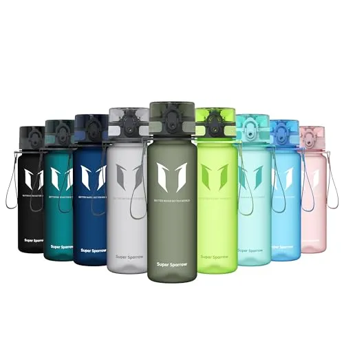 Super Sparrow Trinkflasche in grün von Super Sparrow