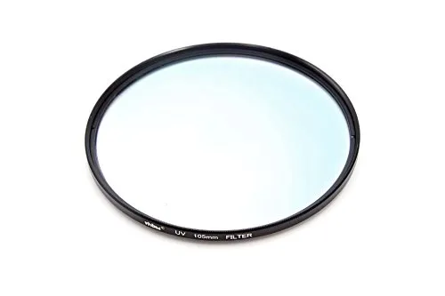vhbw Universal UV Filter für Kamera Objektive mit 105mm Filtergewinde - UV Schutzfilter, Schwarz