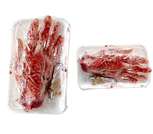 W WIDMANN MILANO Party Fashion - Blutverschmierte Halloween-Dekoration, ideal für Mottopartys und gruselige Kostüme