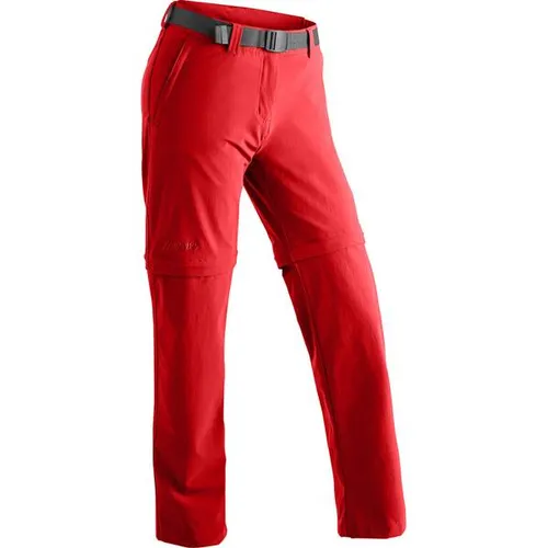 Maier Sports Nata 2 Damen Zip-Off Wanderhose - Praktische Zip-Off Wanderhose für Damen mit atmungsaktivem mSTRETCH Pro 4 Material. Ideal für wechselnde Wetterbedingungen – einfach abzippen und die passende Länge wählen. Ausgestattet mit geräumigen Reißverschlusstaschen.