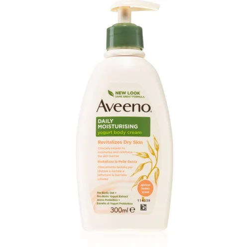 Aveeno Daily Moisturising Yoghurt body cream nährende Body lotion Apricot & Yoghurt 300 ml
