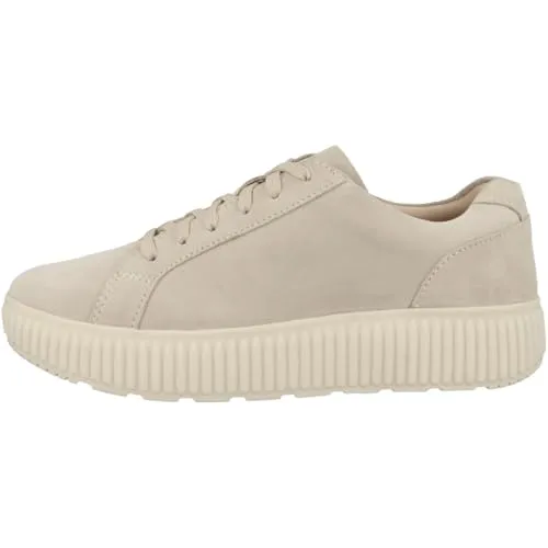 Geox Damen D GRAISY A Sneaker in LT Taupe, Größe 39 EU - Damen-Sneaker mit atmungsaktivem Design für optimalen Tragekomfort den ganzen Tag.