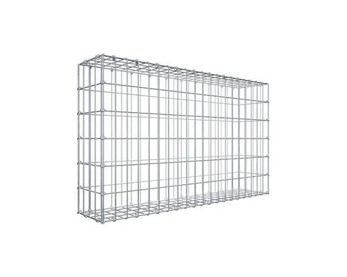 Gabione 100 cm x 60 cm x 20 cm - Langlebige Gabionen für kreative Gartenprojekte - Gabionen, robust und vielseitig, ideal für individuelle Gartenlösungen. Hohe Zugfestigkeit und langlebige Beschichtung sorgen für stabile Konstruktionen.