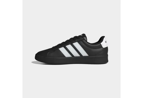 adidas Grand Court 3.0 IH1476 Herren Sneaker Schwarz - Stylischer Herren Sneaker von adidas, ideal für den Alltag. Aus robustem Kunstleder mit schnürbarem Verschluss für optimalen Halt. Perfekt für modebewusste Männer.
