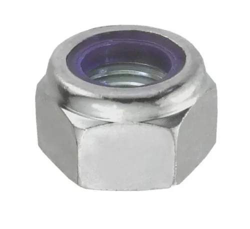connex Sicherungsmutter M6 Edelstahl A4 rostfei - 22 Stück Sechskantmutter