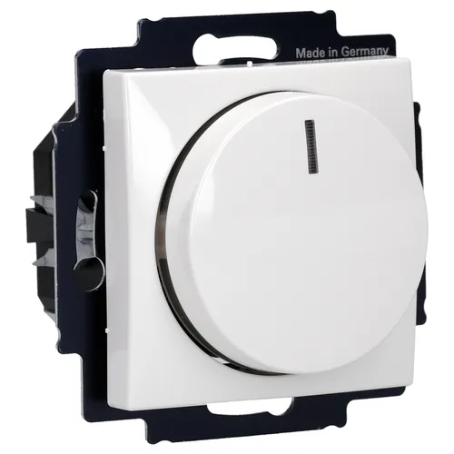 Busch Jaeger Set LED Dimmer 6523 U-102 + Abdeckung 2115-914 Balance SI Alpinweiß