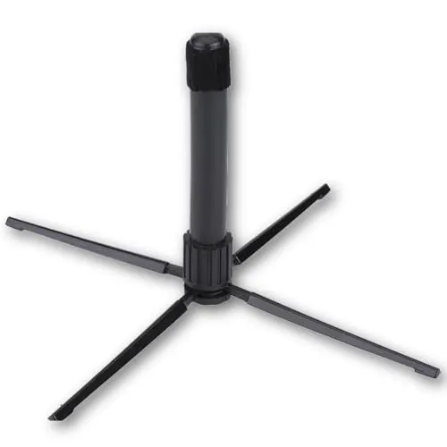 Flötenständer, faltbarer Metall-Ständer mit 4 Füßen und Antirutsch-Pads, tragbarer Instrumentenständer für Flöte, Klarinette und Oboe
