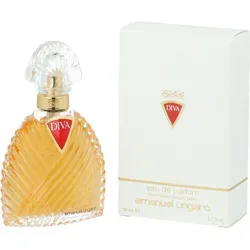 Ungaro Emanuel Diva Eau De Parfum 50 ml für Frauen - Eau de Parfum mit ikonischem Blumenduft, der Eleganz und Selbstbewusstsein ausstrahlt – ideal für besondere Anlässe.