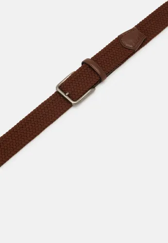 Lloyd Men's Belts Flecht-Gürtel Cognac, Größe 95 - Eleganter Herren-Gürtel in Flecht-Optik mit stabiler Dornschließe. Modern und vielseitig, ideal für verschiedene Anlässe. Hochwertige Verarbeitung aus Deutschland.