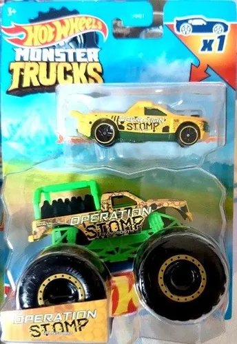 Hot Wheels Moster Trucks 1:64 mit Auto