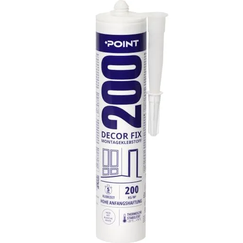POINT 200 Decor Fix Montageklebstoff, 300 ml, Weiß