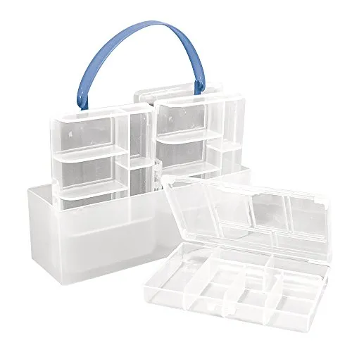 Rayher 8915800 Sortierbox, 4 kleine Boxen