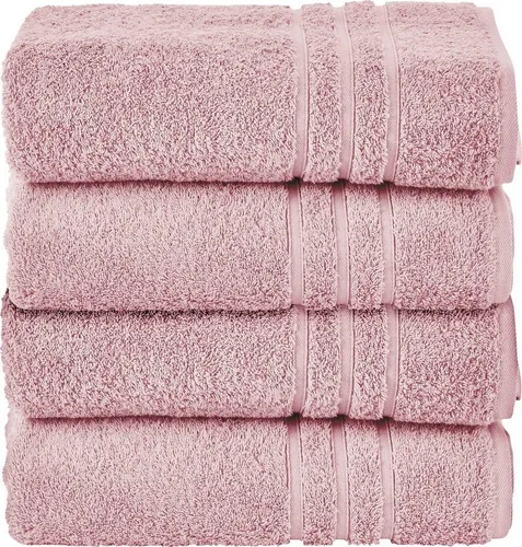 done.® Handtuch Set Daily Uni, 4-teilig in pink von Done
