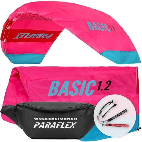 Wolkenstürmer Paraflex Basic Lenkmatte 1.2 (pink-rot) von Wolkenstürmer