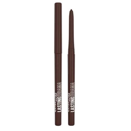MAYBELLINE NEW YORK - Lasting Drama – wasserfester Eyeliner-Stift – hervorgehoben & intensiv – mattes Puder-Finish – 36H-Halt – automatische Bleistiftspitze – Ultra-pigmentierte Formel – Brown Sugar