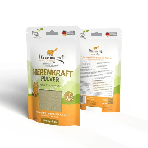 ILMC Nahrungsergänzung für Katzen Nierenkraft Harnwegerkrankungen Pulver 80g
