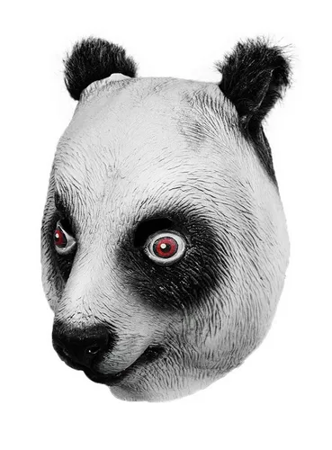 Panda Tiermaske für Karneval & Fasching in weiß von Metamorph