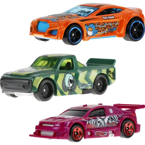 Hot Wheels Skate Skateboard + Schuhe + Auto (HVK48)