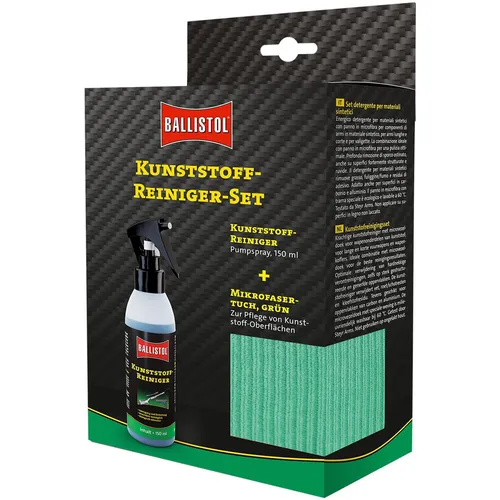 BALLISTOL Kunststoffreiniger-Set Öle / Reiniger NEU von Ballistol