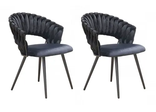 Küchen- und Esszimmerstühle Schwarz von LC Home