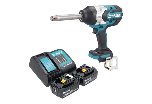 Makita DTW 1005 ST Akku Schlagschrauber 18 V - 1360 Nm Leistung - Schlagschrauber für professionelle Anwendungen mit 1360 Nm Anzugsdrehmoment, bürstenlosem Motor und XPT-Technologie für maximale Langlebigkeit und Schutz vor Staub und Wasser.