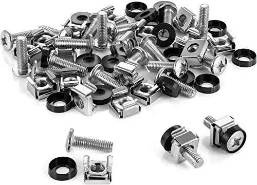 Poppstar M6 x 20mm Rack-Schrauben & Käfigmuttern-Set für 10