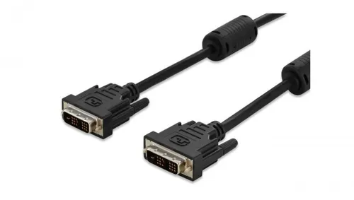 Kabel połączeniowy DVI-D Single Link Typ DVI-D(18+1)/DVI-D(18+1), M/M czarny 2m