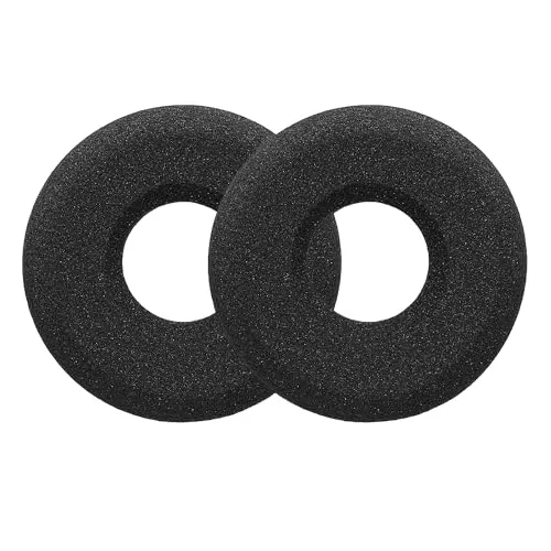 kwmobile 2X Ohrpolster kompatibel mit Plantronics Blackwire 3220 Kopfhörer - Schaumstoff Ersatz Ohr Polster Overear Headphones