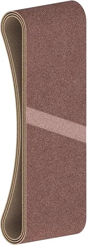 Bosch 3x PRO Paint on Wood and Hardwood X440 Schleifband für Schleifer (für Farbe auf Holz, Hartholz, 75 x 457 mm, Körnung 150, Professional Zubehör Bandschleifer)