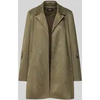 Only Regular Fit Mantel mit Velours-Optik Modell 'JOLINE' in Oliv, Größe L