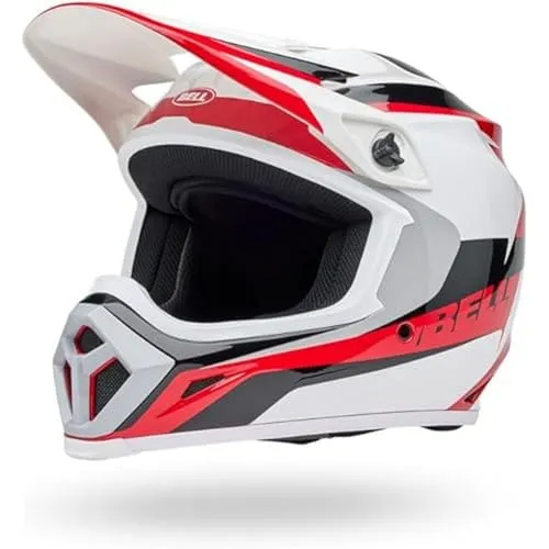 Bell MX-9 MIPS Helm, Unisex-Adult, Rot, XL - Motorradhelm mit MIPS-Technologie für verbesserte Sicherheit und Rotationskraftschutz, ideal für anspruchsvolle Fahrer. Schnell trocknende Ionic+-Polsterung sorgt für Komfort.