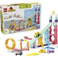 LEGO® DUPLO® 10478 - Kreative Sprungschanzen 3-in-1-Set - Entdecken Sie kreativen Spielspaß mit dem LEGO DUPLO 3-in-1-Set. Fördert die Fantasie von Kindern ab 3 Jahren mit 111 Teilen für abwechslungsreiche Bauprojekte.