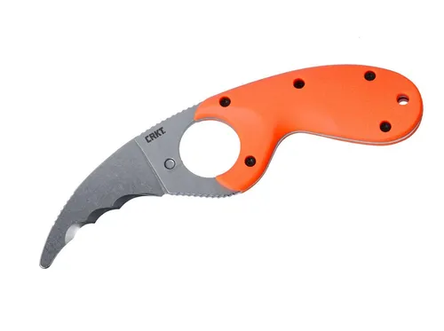 CRKT Taschenmesser Bear Claw GRN Orange – Ideal für Outdoor - Das CRKT Bear Claw mit orangen GRN-Griff ist ein handliches Outdoormesser, perfekt für Jagd und Abenteuer. Mit der scharfen AUS-8 Klinge und einer praktischen Nylon-Scheide ist es der ideale Begleiter für schnelle Schneidarbeiten.
