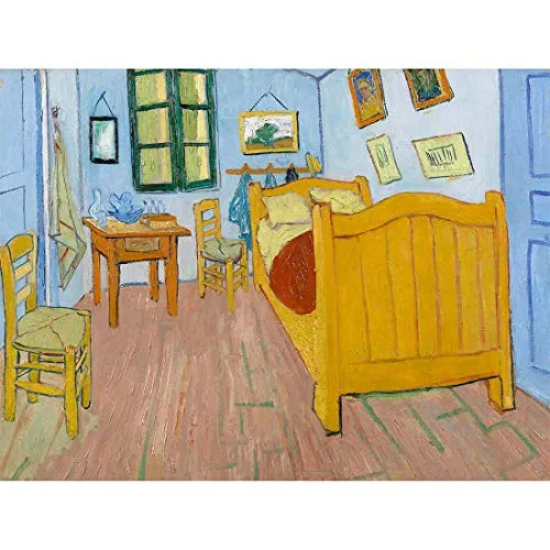 Fine Art Prints Van Gogh The Bedroom Kunstdruck-Poster, Wanddekoration, 30,5 x 40,6 cm