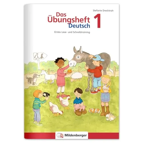 Produktbild Das Übungsheft Deutsch 1 – Erstes Lese- und Schreibtraining | Selbsterklärende Aufgaben in kleinen Einheiten | Inkl. Lösungen & Sticker | 64 Seiten