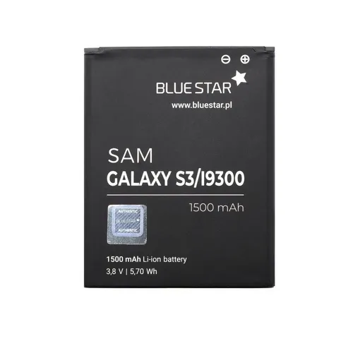 BlueStar Akku Ersatz kompatibel mit Samsung I9300 Galaxy S3 1500 mAh Austausch Smartphone-Akku