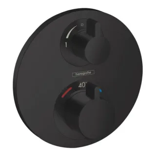 hansgrohe Ecostat S Unterputz-Thermostat 15758670 - Duscharmaturen mit Thermostatkartusche zur präzisen Temperaturregelung und Sicherheitsfunktion bei 40 °C. Ideal für moderne Badezimmer.