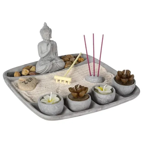 Aditya MINIATUR ZEN GARTEN 23x23cm dekorativ