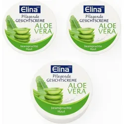 ml Elina Aloe Vera Gesichtscreme in der Dose 3 x 75