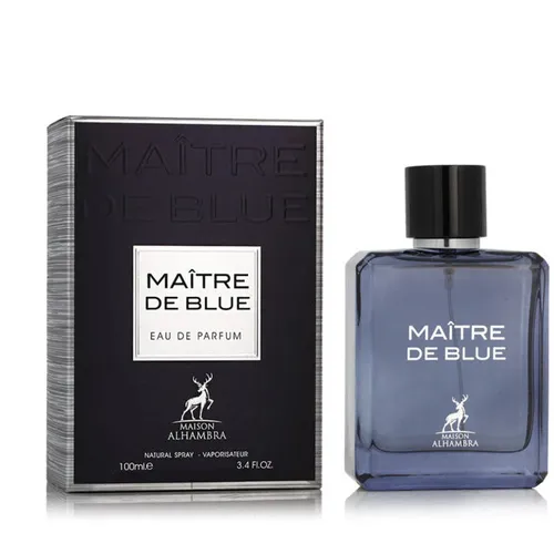 Maison Alhambra Maitre De Blue EDP 100 ml - Elegantes Eau de Parfum mit einzigartiger Duftkomposition, ideal für besondere Anlässe. Erleben Sie langanhaltende Frische und einen Hauch von Luxus.