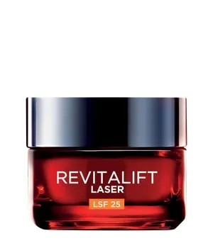 L'Oréal Paris Anti-Aging-Tagescreme LSF 25 mit Dreifachpower für Frauen: mildert Falten & strafft die Haut, mit Pro-Retinol, Hyaluronsäure und Vitamin C, RevitaLift Laser, 1x 50ml
