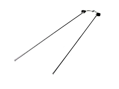 Fahrrad Schutzblech Strebe 5mm U-Form Länge 380 mm Silber Aluminium Bund Bolzen