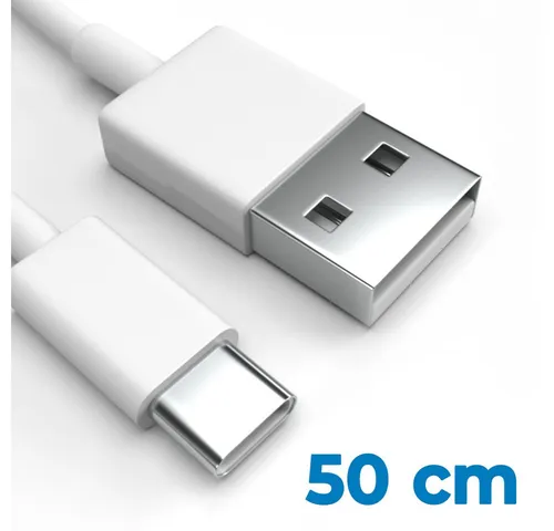 Justcom ZTE Axon 40 Ultra USB-Kabel, USB-C, USB-A (50 cm), Schnellladekabel, Datenkabel, Handy, Tablet