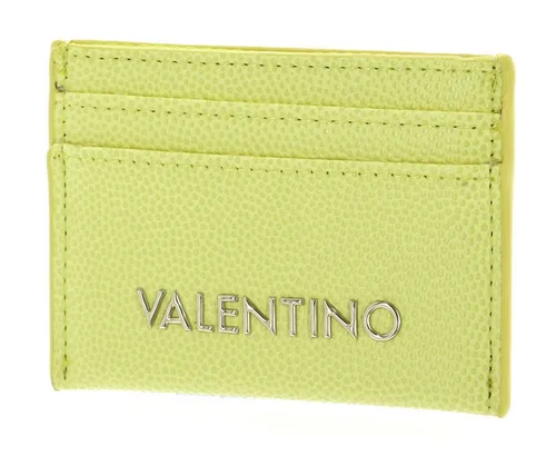 VALENTINO BAGS Kartenetui Divina - Stylisches VALENTINO Kartenetui im handlichen Format mit 4 Fächern für Karten und einem Einschubfach für Zettel. Perfekt für Ordnung und Übersicht in Ihrem Alltag. Farbe: Lime, Material: langlebiges Polyurethan.
