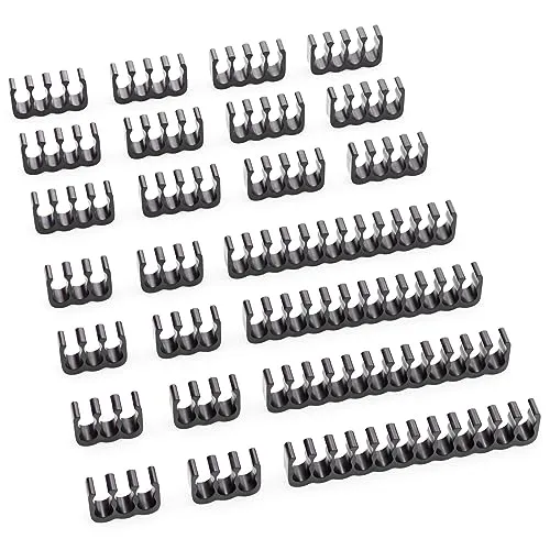 Kabelschellen Schwarz von deleyCON