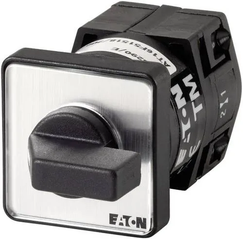 Eaton TM-1-8290/E Nockenschalter 10 A 1 x 90 ° Grau, Schwarz - Robuster Nockenschalter für den professionellen Einsatz, mit einem Schaltwinkel von 90° und einer maximalen Schaltleistung von 10 A – ideal für vielseitige Anwendungen in der Elektrotechnik.